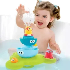 Yookidoo Bath Toys*Stack 'N' Spray Bath Toy Tub Fountain