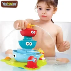 Yookidoo Bath Toys*Stack 'N' Spray Bath Toy Tub Fountain