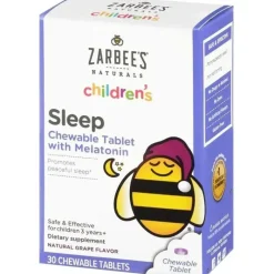 PTL USA Cough & Cold*Zarbee Children's Sleep Support, Grape