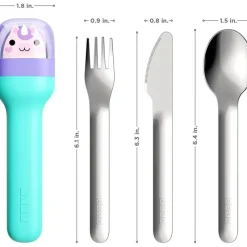 Zoku Utensils & Accessories|Dishes, Utensils & Food Containers*- Kids Pocket Utensil Set, Unicorn