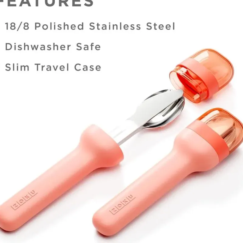 Zoku Utensils & Accessories|Dishes, Utensils & Food Containers*- Pocket Utensil Set, Peach