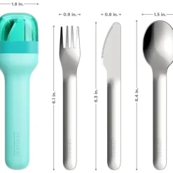Zoku Utensils & Accessories|Dishes, Utensils & Food Containers*- Pocket Utensil Set, Teal
