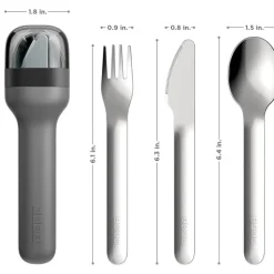 Zoku Utensils & Accessories|Dishes, Utensils & Food Containers*- Pocket Utensil Set, Charcoal