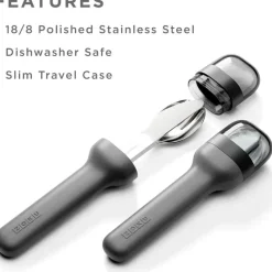 Zoku Utensils & Accessories|Dishes, Utensils & Food Containers*- Pocket Utensil Set, Charcoal