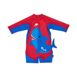 Zoocchini Baby Swimming Clothes|Baby Shark*- Baby One Piece Surf Suit, Sherman The Shark