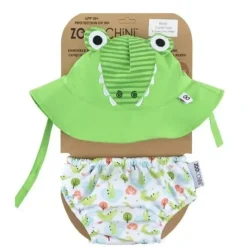 Zoocchini Baby Swimming Clothes*- Baby Swim Diaper & Sun Hat Set, Aidan The Alligator