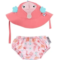 Zoocchini Baby Swimming Clothes*- Baby Swim Diaper & Sun Hat Set, Sally The Seahorse