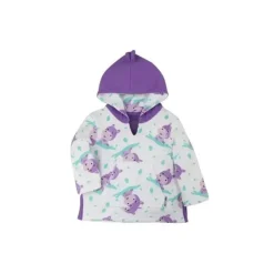 Zoocchini Baby Swimming Clothes*- Baby Terry Swim Coverup Harper The Hippo, L