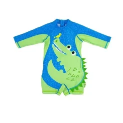 Zoocchini Baby Swimming Clothes*- One Piece Surf Suit Alligator, 6-12M