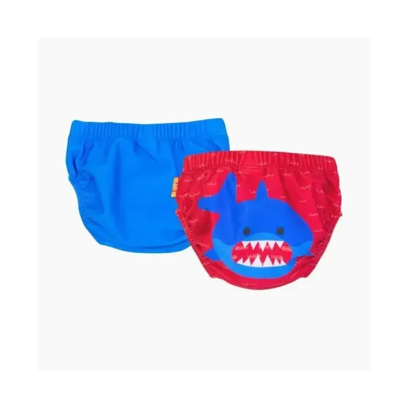 Zoocchini Swim Diapers*- 2Pk Knit Swim Diaper Set, Shark