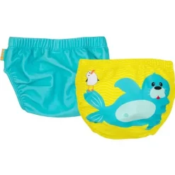 Zoocchini Baby Swimming Clothes*- 2Pk Knit Swim Diaper Set, Seal