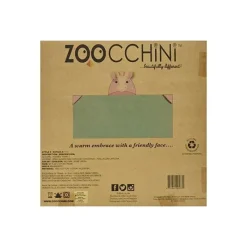 Zoocchini Baby Bath Towels*Kids Plush Terry Hooded Bath Towel Allie the Alicorn, Pink/Green